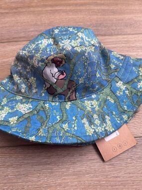Van gogh Blue Floral Bucket Hat